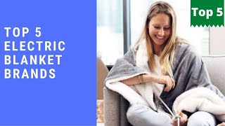 Top 5 Best Electric Blanket Brands In India 2021 [upl. by Oel]