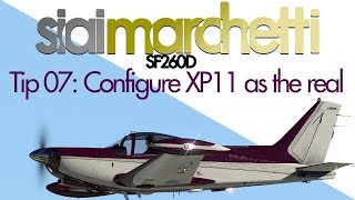 XPlane11 Siai Marchetti SF260D  Tip07  How to fly the plane correctly XP11 configuration [upl. by Attemaj743]