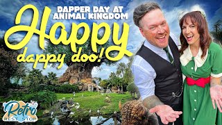 Celebrating Dapper Day At Disney’s Animal Kingdom In Walt Disney World  Disney Vlog [upl. by Kenway]