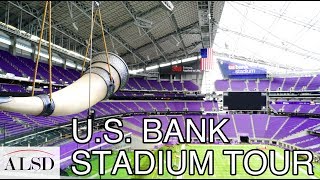 Dive Deep into US Bank Stadium the Home of the Minnesota Vikings and Super Bowl LII [upl. by Elicul]