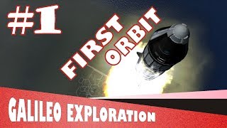 Ep1 Galileo Exploration  Kerbal Launches and First Orbit  KSP 13 [upl. by Aniuqal]