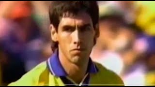 Momento Mundial el autogol del colombiano Andrés Escobar en Estados Unidos 1994 [upl. by Terina]