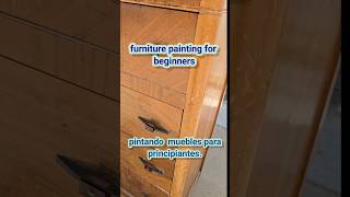 Como pintar muebles de madera paso 1 furniturepaintingbeginner furnituremakeover pintandomuebles [upl. by Anehsak]