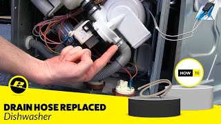 How to Replace the Drain Hose on a Dishwasher [upl. by Aehtna]