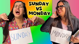 Lazy Sunday meets Crazy Monday 😂  Jagriti Pahwa [upl. by Deuno]