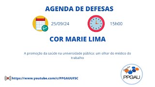 DEFESA  Cor Marie Lima 25092024 [upl. by Eniaral]