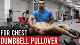 Dumbbell PULLOVERS for CHEST Hindi  Punjabi [upl. by Cynarra]