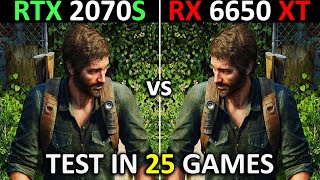 RTX 2070 SUPER vs RX 6650 XT  Test in 25 Games at 1080p  Performance battle 🔥  2024 [upl. by Phelgon962]