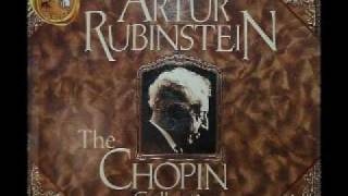 Arthur Rubinstein  Chopin Nocturne Op 9 No 2 in E flat [upl. by Booze491]