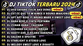 DJ TIKTOK TERBARU 2024  DJ AYO SAYANG CULIK AKU DONG 🎵 DJ APT APT ROSE  FULL ALBUM VIRAL [upl. by Jody]