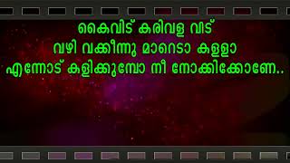 KANNONDANGANE NOKKALLE PENNE SONG WITH LYRICS MALAYALAM [upl. by Iatnahs]