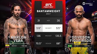 Marlon Vera vs Deiveson Figueiredo  FULL FIGHT in 2 Minutes [upl. by Marcille]