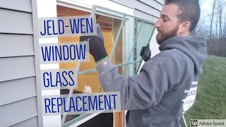 JeldWen Window Glass Replacement Video [upl. by Cassandry112]