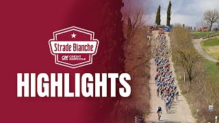 Strade Bianche 2024  Gli highlights della corsa [upl. by Yllatan116]