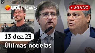 🔴 AGORA Dino fala de Bolsonaro em sabatina ministro abraça Moro caso Cariani e  notícias ao vivo [upl. by Christiane]