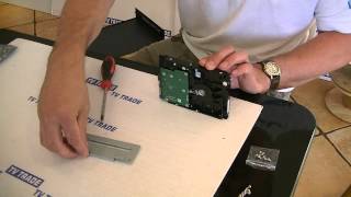 How to Install a Hard Drive in a 16 Channel DVR [upl. by Kilah]