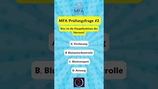 📚 MFA Prüfungsvorbereitung  Prüfungsfrage 2 [upl. by Idham286]