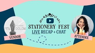 Yoseka Stationery Fest Recap amp Chat  LIVE [upl. by Lerrehs]