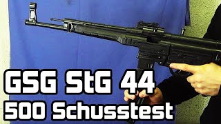 GSG STG44 Schreckschuss Gewehr 500 Schuss Belastungstest [upl. by Aleb220]