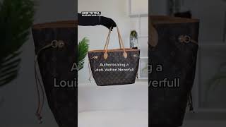 Spot a REAL Vs FAKE LV Neverfull louisvuitton neverfull luxury fashion [upl. by Odnalo]