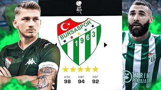 BURSASPORU KURTARIYORUZ  EA FC 24 BURSASPOR REBUİLD [upl. by Atsilac]