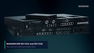 RUGGEDCOM RX1524 and RX1536  Rugged Ethernet switches and routers for substations [upl. by Avlasor]