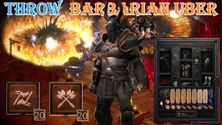 Diablo II Resurrected  Throw Barbarian Build Uber Tristram [upl. by Amahcen128]