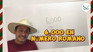 6000 en número romano [upl. by Einnaej]