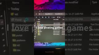 I love pirating games❤️❤️❤️ piracy pirating trending [upl. by Yendyc]