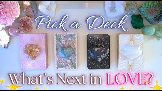 WHAT’S NEXT IN LOVE 🥰💌 Detailed Pick a Card Tarot Reading ✨ [upl. by Adnirem]