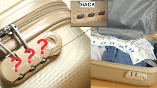 How To Easy Unlock Forgotten Suitcase Lock password [upl. by Betsy]