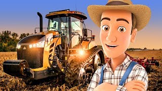 TRACTORS FOR KIDS  Cartoons for Kids [upl. by Sammer]