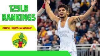 125lb Preseason RANKINGS  20242025 Season [upl. by Barra]