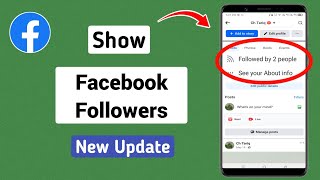 How to Show Followers on Facebook 2024  Facebook Followers Settings 2024 [upl. by Gilliette]