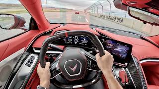 2024 Chevrolet Corvette ERay  POV Track Driving Impressions [upl. by Alleiram]