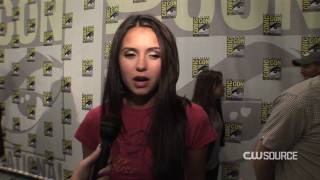 Nina Dobrev  The Vampire Diaries  ComicCon 09 [upl. by Ennovahs177]