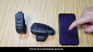 VNETPHONE V8 Pair V8 with mobile phone [upl. by Stier]