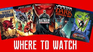 Where To Watch DC Animated Movies Right Now [upl. by Pompei]