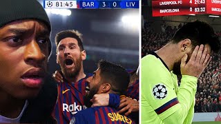 The Season Barcelona Let Messi Down In The Champions League …💔 Reaction To Semi Final 2019 [upl. by Akemahc]