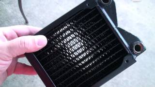 coolgate single 120mm ultimate heat exchanger radiator cg120 from FROZEN CPU company [upl. by Annaek]