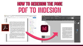 Redesign the PDF page in indesign [upl. by Settle307]