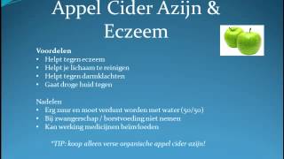 Appel Cider Azijn Om Eczeem Te Behandelen [upl. by Rizas357]