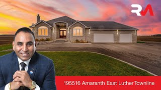 195516 Amaranth East Luther Townline Grand Valley Home by Sunny Purewal  Real Estate Properties [upl. by Aicemak202]