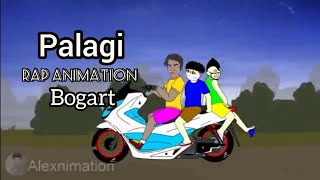 Bogart Alex animation Rap Palagi  feat Rico pogi Aljae popular rap Ricodo c Ben [upl. by Osswald642]