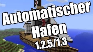 Minecraft Hafen  Vollautomatisch und Kompakt 12513 Ger v2 [upl. by Hannavahs]