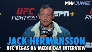 Jack Hermansson Focused on Playing Spoiler vs UpandComing Joe Pyfer  UFC Fight Night 236 [upl. by Bodkin]