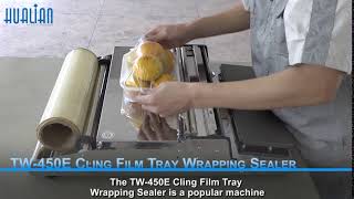 TW450E Cling Film Tray Wrapping Sealer [upl. by Aivin]