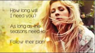 Ellie Goulding  How Long Will I Love You Lyrics [upl. by Rosana]