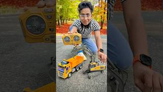 Remote Control Excavator And Rc Dumper Truck Unboxing🔥 [upl. by Ahsaetan]