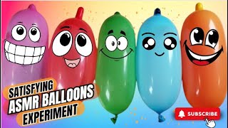 TICKLING ASMR BALLOON Sounds  LATEX Balloon Stretching Sound Effect  ASMR Tickle Balloon Slime [upl. by Arlyn]